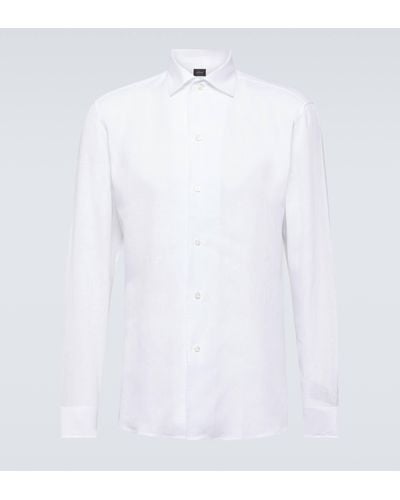 Brioni Linen Shirt - White