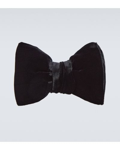 Tom Ford Velvet Bow Tie - Black