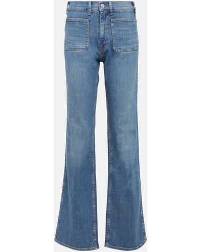 Polo Ralph Lauren Flared Mid-rise Jeans - Blue
