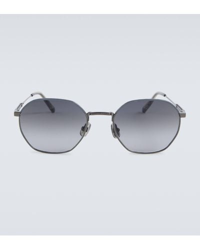 Brunello Cucinelli Round Sunglasses - Grey