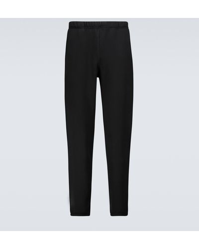 Les Tien Classic Cotton Sweatpants - Black