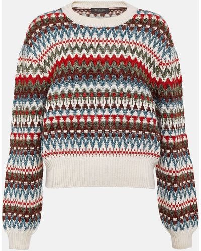 Loro Piana Trujillo Jacquard Sweater - Multicolour