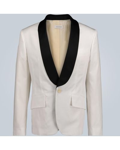Wales Bonner Stretch-cotton Tuxedo Jacket - White