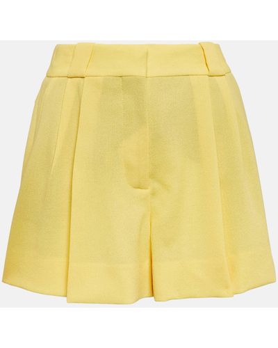 Blazé Milano Selle Virgin Wool Shorts - Yellow