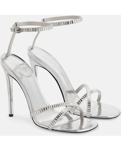 Victoria Beckham Embellished Sandals - White