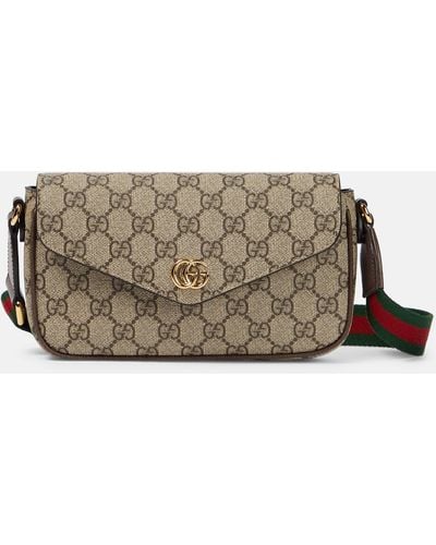 Gucci Ophidia Mini GG Canvas Crossbody Bag - Multicolour