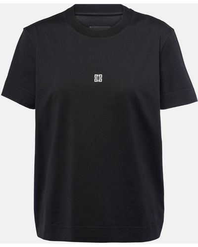 Givenchy 4g Cotton Jersey T-shirt - Black