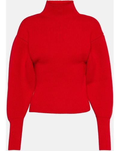 Ferragamo Wool And Cashmere Sweater - Red