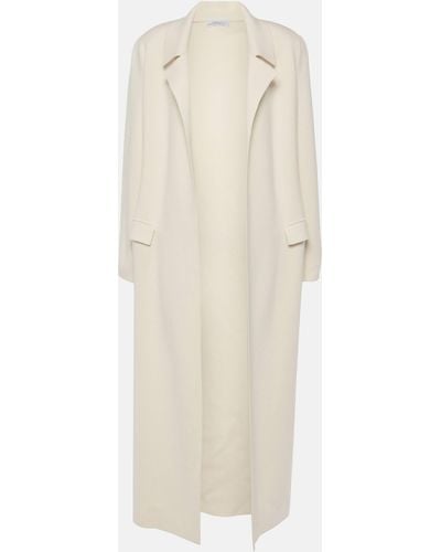 Gabriela Hearst Evan Wool Wrap Coat - Natural