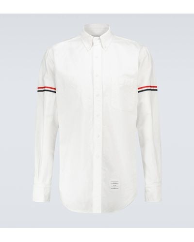 Thom Browne Grosgrain Armband Shirt - White