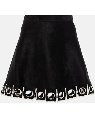 Alaïa Cutout Miniskirt - Black