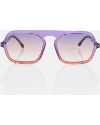 Isabel Marant Square Sunglasses - Purple