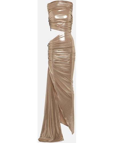 Maticevski Extreme Drape Ruched Gown - Natural