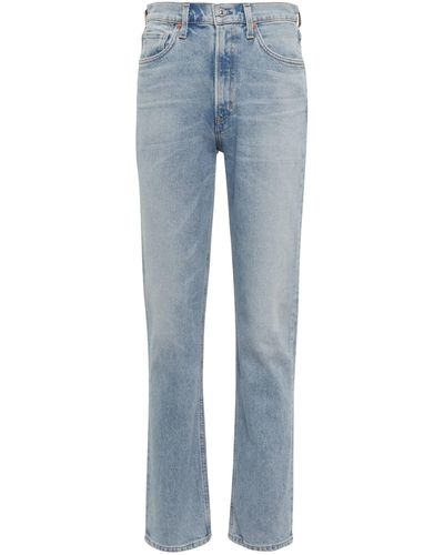 Citizens of Humanity Daphne High-rise Straight Jeans - Blue