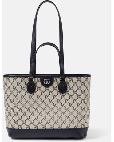 Gucci Ophidia Large GG Supreme Canvas Tote Bag - Natural