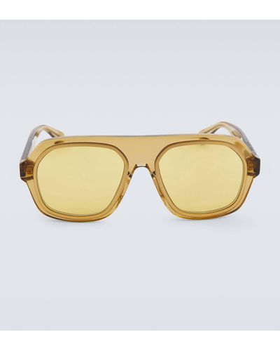 Bottega Veneta Aviator Sunglasses - Natural