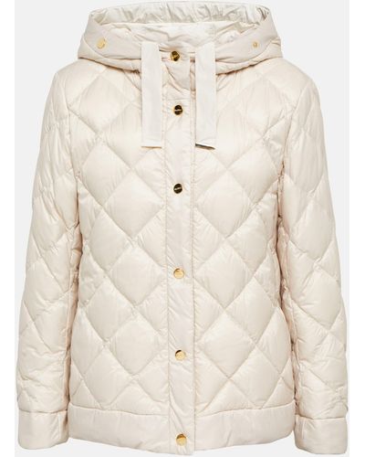 Max Mara The Cube Wendbare Daunenjacke Risoft - Natur