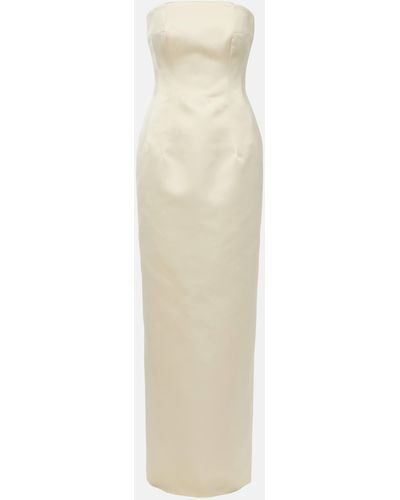 Emilia Wickstead Strapless Gown - White