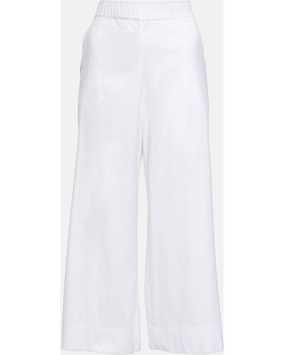 Max Mara Sala High-rise Wide-leg Jeans - White