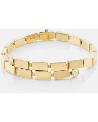 Ileana Makri 18kt Gold Bracelet With Diamonds - Metallic