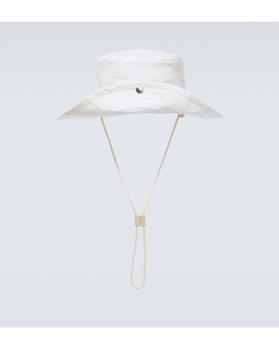Jil Sander Cotton Bucket Hat - White