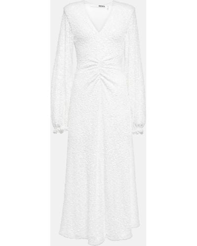 ROTATE BIRGER CHRISTENSEN Bridal Sirin Sequined Midi Dress - White