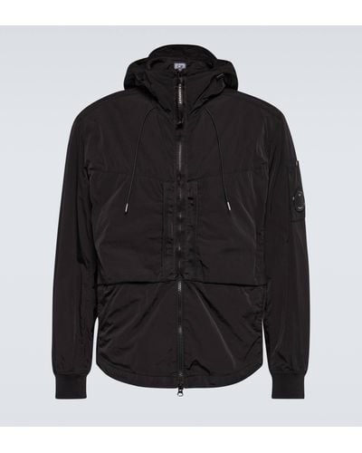 C.P. Company Chrome-r Hooded Jacket - Black