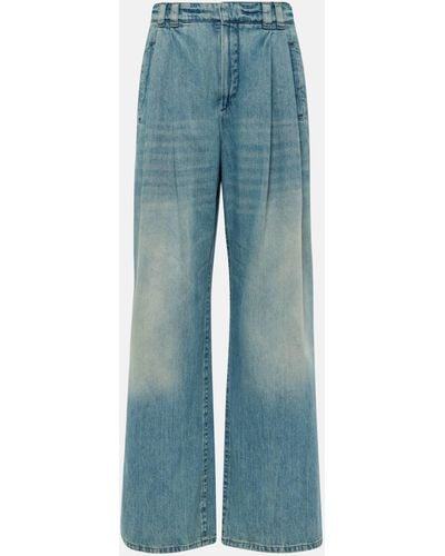 Brunello Cucinelli High-rise Wide-leg Jeans - Blue