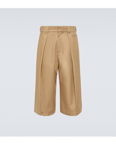 Loewe Paula's Ibiza Cotton Bermuda Shorts - Natural