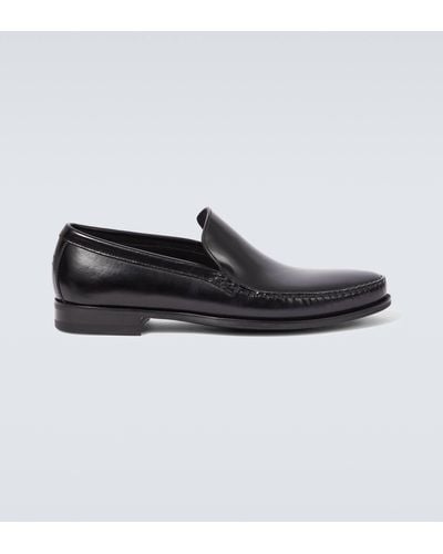 Givenchy 60's Leather Loafers - Black