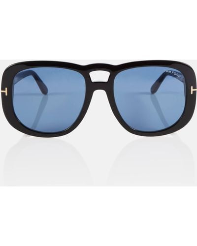 Tom Ford Billie Round Sunglasses - Blue