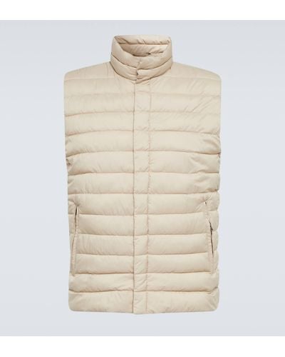 Herno Quilted Vest - Natural