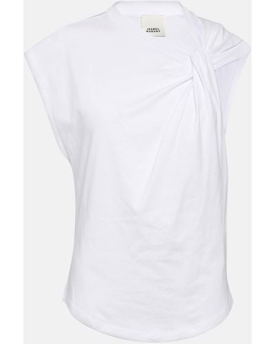 Isabel Marant Nayda Cotton Jersey T-shirt - White
