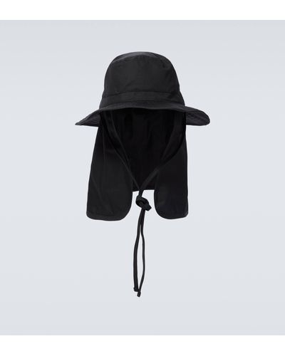 Lemaire Desert Cotton-blend Bucket Hat - Black