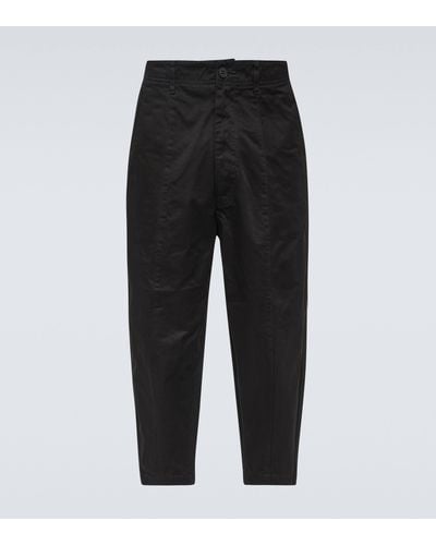 Comme des Garçons Logo Cotton Jersey Sweatpants - Black