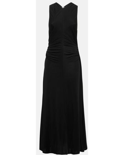 Bottega Veneta Knot Jersey Maxi Dress - Black