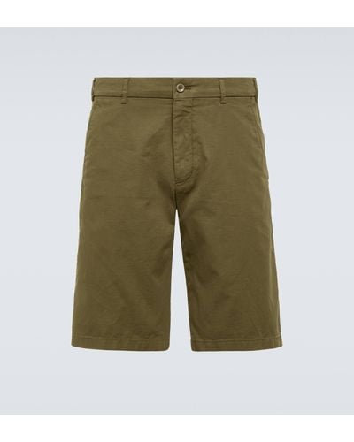 Loro Piana Cotton-blend Bermuda Shorts - Green
