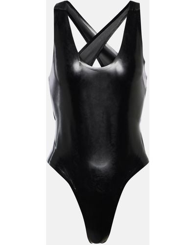 Alaïa Latex Bodysuit - Black