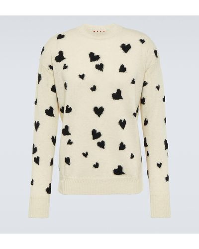 Marni Wool And Alpaca Sweater - Natural