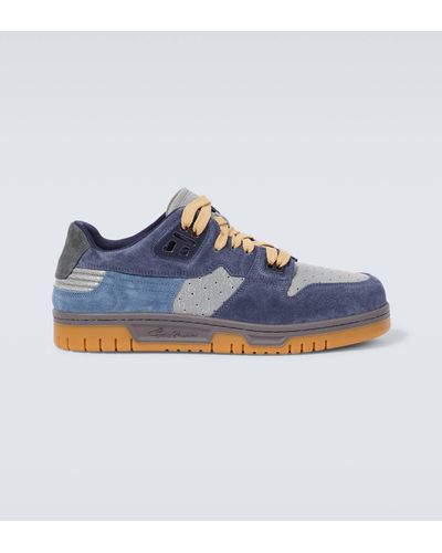 Acne Studios Leather Low-top Sneakers - Blue