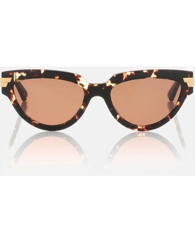 Bottega Veneta Cat-eye Sunglasses - Brown