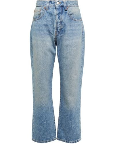 Victoria Beckham High-rise Cropped Jeans - Blue