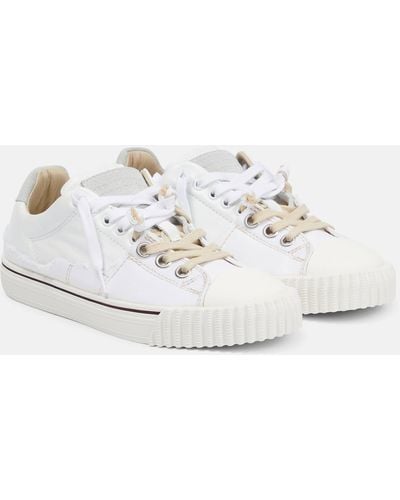 Maison Margiela Leather Sneakers - White