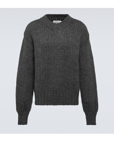 Jil Sander Wool And Alpaca Sweater - Grey