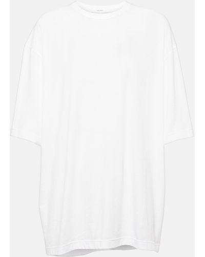 The Row Oversized Cotton Jersey T-shirt - White