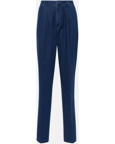 TOVE Maggie High-rise Straight Jeans - Blue