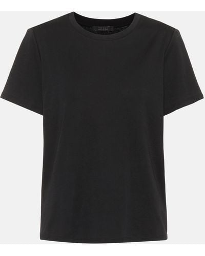 The Row Wesler Cotton T-shirt - Black