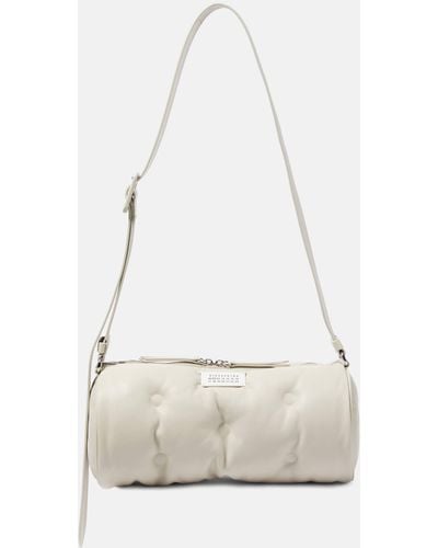 Maison Margiela Glam Slam Leather Shoulder Bag - White