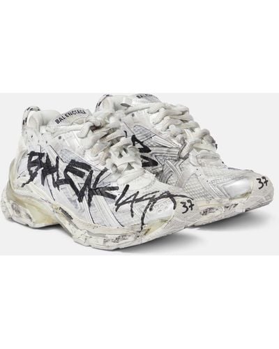 Balenciaga Runner Graffiti Sneakers - Grey