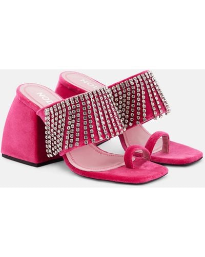 NODALETO Bulla Preston Leather Sandals - Pink